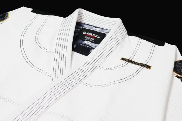 Photo5: BLACK BULL Jiu Jitsu Gi COMP XR White (5)