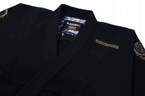 Photo5: BLACK BULL Jiu Jitsu Gi COMP XR Black (5)