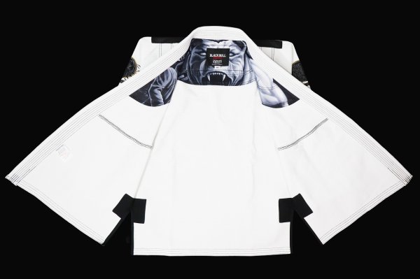 Photo2: BLACK BULL Jiu Jitsu Gi COMP XR White (2)