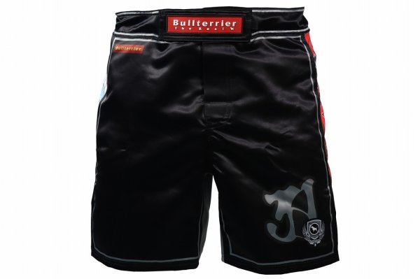 Photo2: BULL TERRIER Fight Shorts ASHURA Black (2)