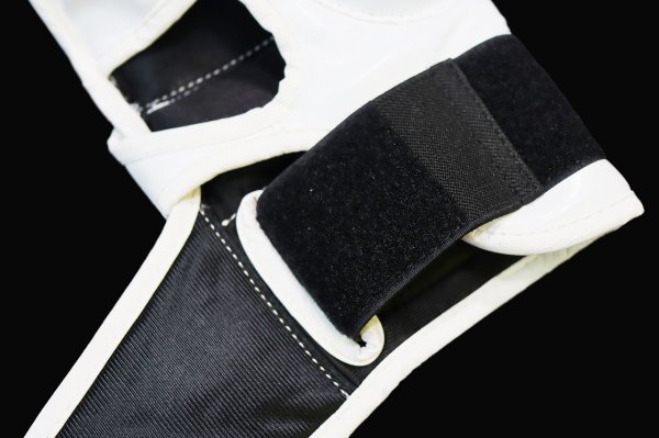 Photo15: BULL TERRIER MMA Gloves BASIC 6oz White (15)