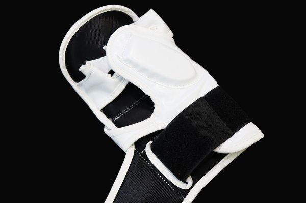 Photo16: BULL TERRIER MMA Gloves BASIC 6oz White (16)