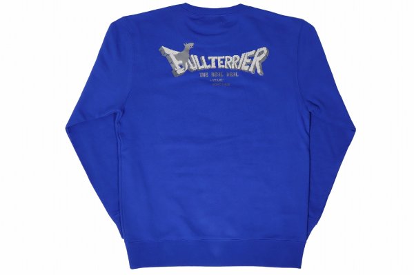 Photo1: BULL TERRIER Sweatshirt BT QUEST Blue (1)