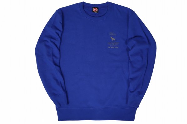 Photo2: BULL TERRIER Sweatshirt BT QUEST Blue (2)