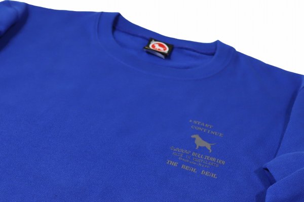 Photo3: BULL TERRIER Sweatshirt BT QUEST Blue (3)