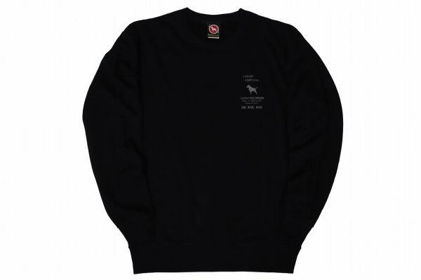 Photo2: BULL TERRIER Sweatshirt BT QUEST Black (2)
