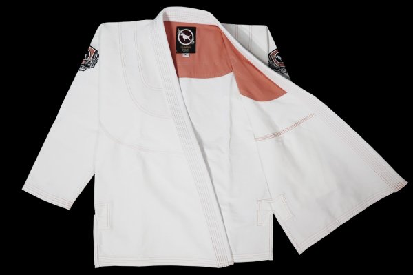 Photo2: BULLTERRIER Jiu Jitsu Gi SUPER LIGHT R 2.0 White (2)