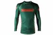 Photo1: BULL TERRIER Rashguard HOUOU Long Sleeve Green (1)