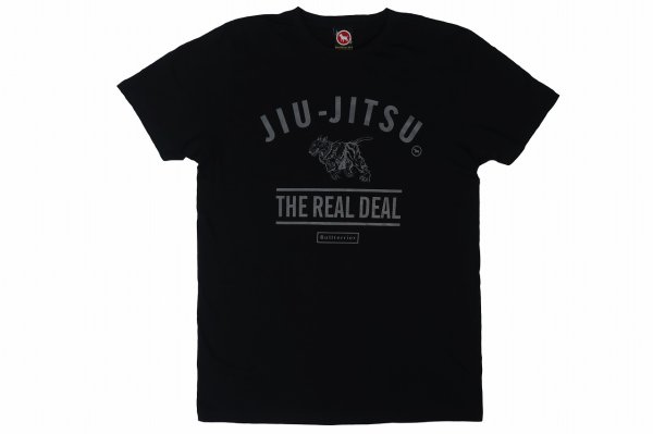 Photo1: BULL TERRIER T-Shirt JIU-JITSU Black (1)