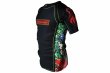 Photo2: BULL TERRIER Rashguard HOUOU Short Sleeve Black (2)