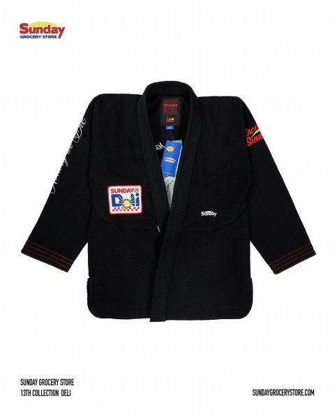 Photo1: SUNDAY GROCERY STORE Jiu Jitsu Gi Deli Black (1)
