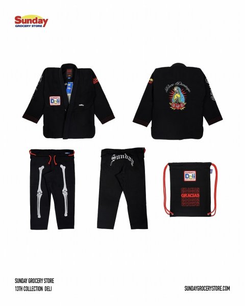 Photo16: SUNDAY GROCERY STORE Jiu Jitsu Gi Deli Black (16)