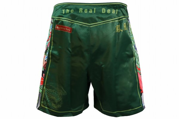 Photo3: BULL TERRIER Fight Shorts HOUOU Green (3)