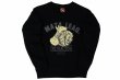 Photo1: BULL TERRIER Kids Sweatshirt MATA LEAO Black (1)