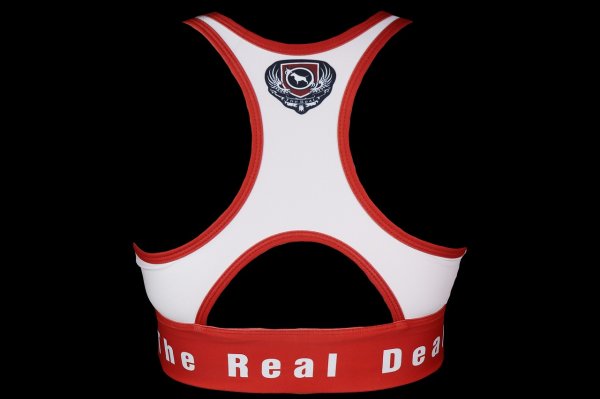 Photo9: BULL TERRIER Ladies Bra Top 2.0 White/Red (9)