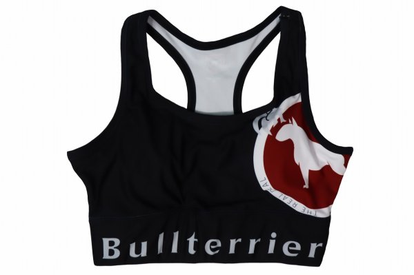 Photo1: BULL TERRIER Ladies Bra Top 2.0 Black (1)