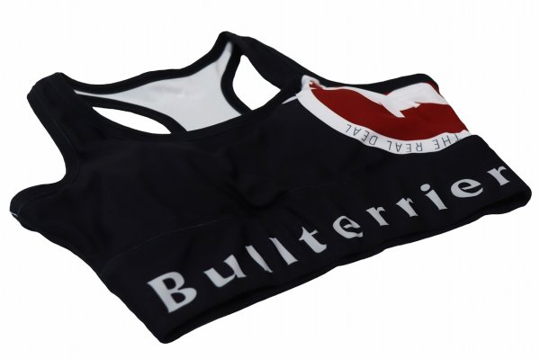 Photo3: BULL TERRIER Ladies Bra Top 2.0 Black (3)