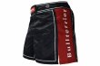 Photo1: BULL TERRIER Fight Shorts Short Fit TRADITIONAL 2.0 Black/Red  (1)