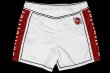 Photo5: BULL TERRIER Fight Shorts Short Fit TRADITIONAL 2.0 White/Red (5)