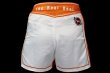 Photo3: BULL TERRIER Fight Shorts Short Fit TRADITIONAL 2.0 White/Orenge (3)