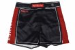 Photo4: BULL TERRIER Fight Shorts Short Fit TRADITIONAL 2.0 Black/Red  (4)