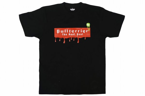 Photo1: BULL TERRIER T-Shirts PAINT Black (1)
