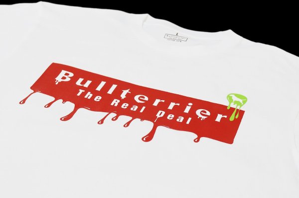 Photo3: BULL TERRIER T-Shirts PAINT White (3)