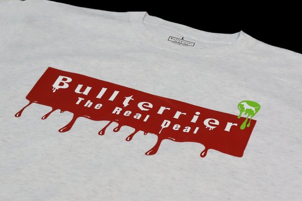 Photo3: BULL TERRIER T-Shirts PAINT Ash (3)