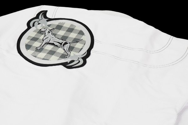 Photo6: BULLTERRIER Jiu-Jitsu Gi PLAID White (6)