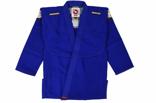 Photo1: BULLTERRIER Jiu-Jitsu Gi PLAID Blue (1)