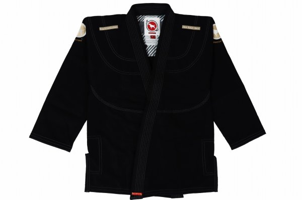 Photo1: BULLTERRIER Jiu-Jitsu Gi PLAID Black (1)