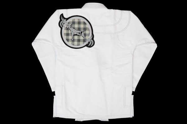 Photo3: BULLTERRIER Jiu-Jitsu Gi PLAID White (3)