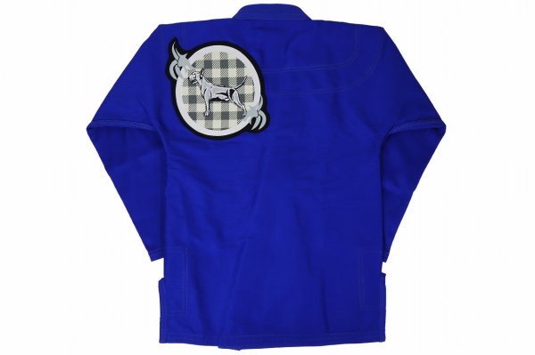 Photo3: BULLTERRIER Jiu-Jitsu Gi PLAID Blue (3)