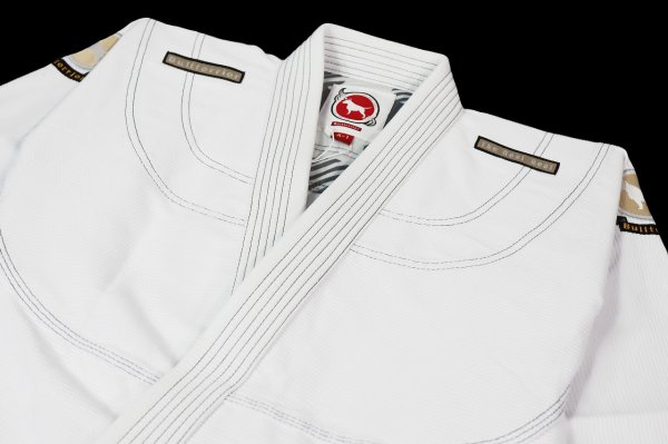 Photo5: BULLTERRIER Jiu-Jitsu Gi PLAID White (5)