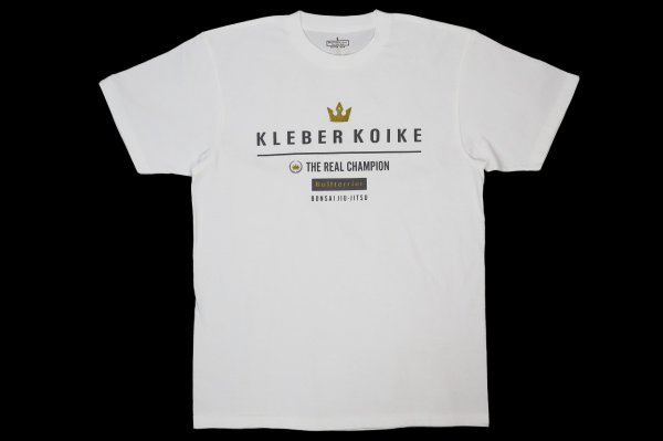 Photo1: BULL TERRIER KLEBER KOIKE KING T-Shirts White (1)
