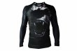 Photo1: BLACK BULL Rashguard BARKING Long Sleeve Black (1)