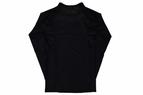 Photo5: BLACK BULL Rashguard BARKING Long Sleeve Black (5)