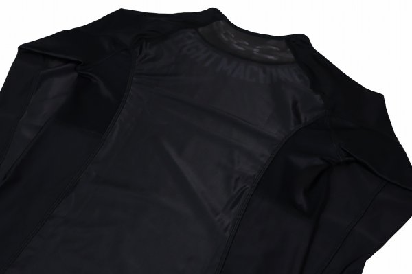 Photo7: BLACK BULL Rashguard BARKING Long Sleeve Black (7)