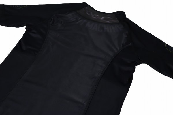 Photo7: BLACK BULL Rashguard BARKING Short Sleeve Black (7)