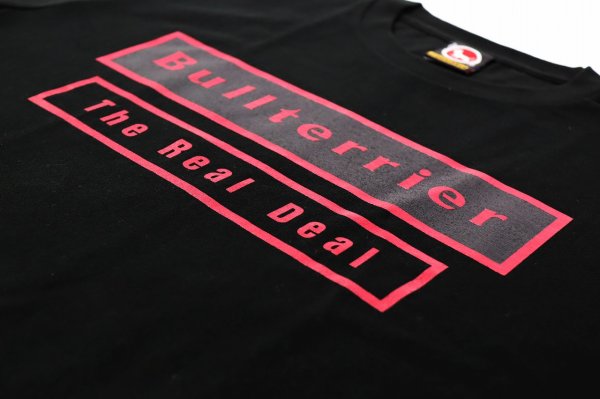 Photo3: BULL TERRIER T-Shirt WBOX Black/Black/Red (3)