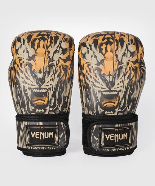 Photo4: VENUM Boxing Glove TIGER Black/Neon Orange (4)