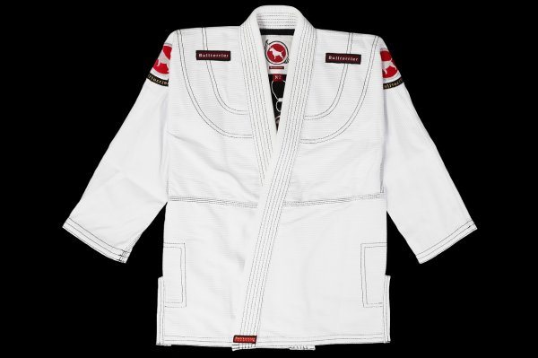 Photo1: BULLTERRIER Kids Jiu Jitsu Gi BASIC DX White (1)