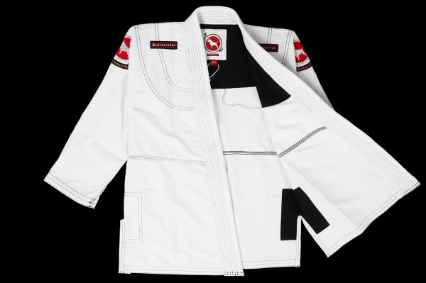 Photo2: BULLTERRIER Kids Jiu Jitsu Gi BASIC DX White (2)