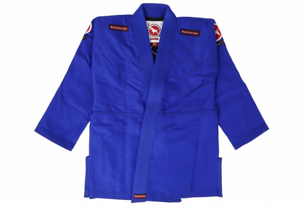 Photo1: BULLTERRIER Kids Jiu Jitsu Gi BASIC DX Blue (1)