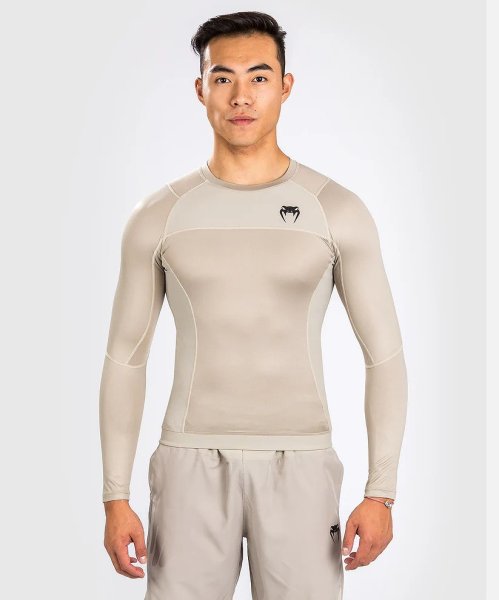 Photo5: VENUM Rashguard G-Fit AIR Long Sleeve Sand (5)