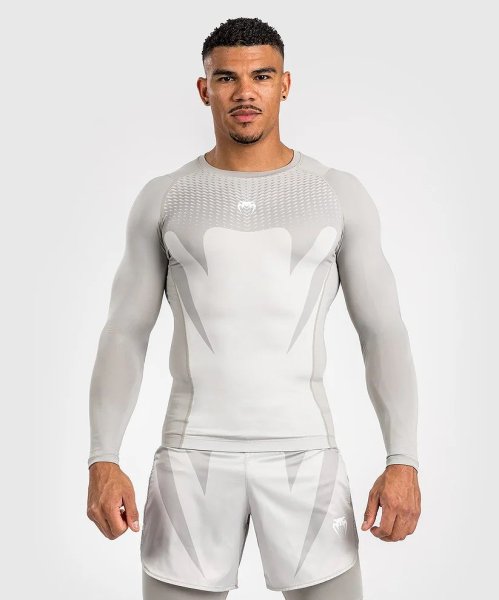Photo1: VENUM Rashguard ATTACK Long Sleeve Sand (1)