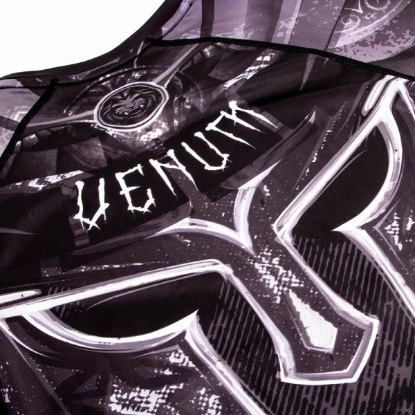 Photo8: VENUM Rashguard GLADIATOR3.0 Long Sleeve Black/White (8)
