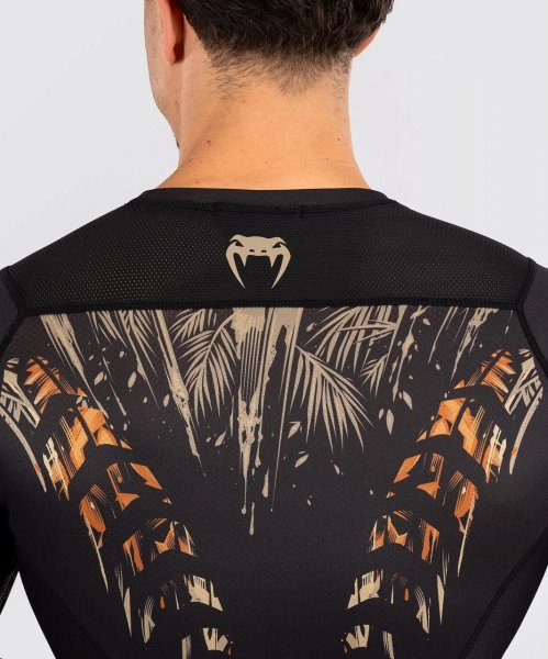 Photo7: VENUM Rashguard TIGER Long Sleeve Black/Neon Orange (7)