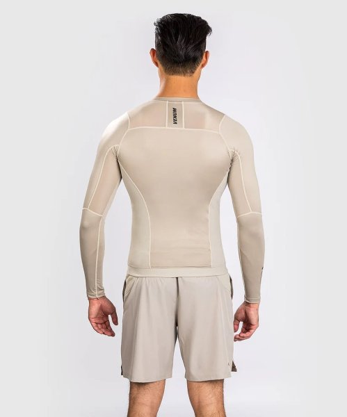 Photo2: VENUM Rashguard G-Fit AIR Long Sleeve Sand (2)