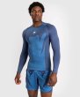 Photo1: VENUM Rashguard ATTACK Long Sleeve Navy (1)